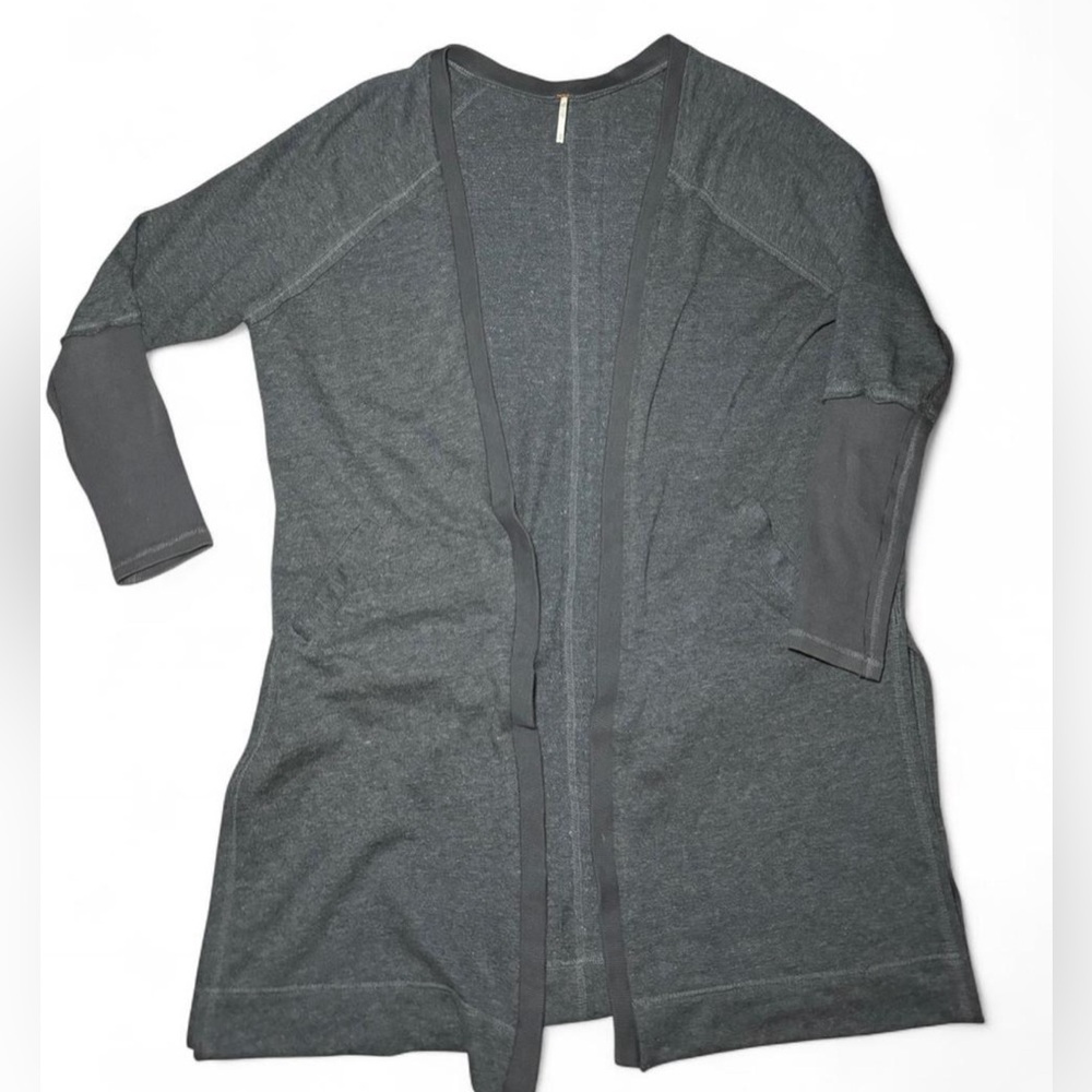 Dark Gray‎ Free People Open Front Cardigan